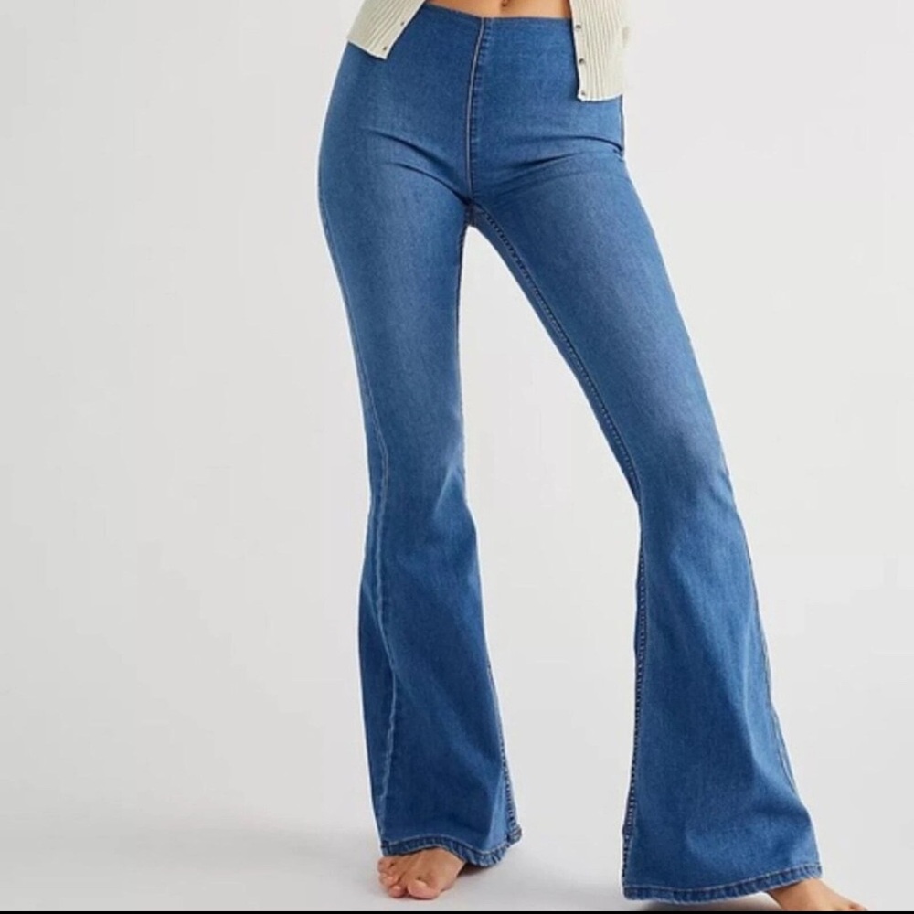 Classic Blue Flare Jeans